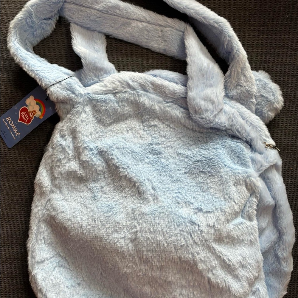 Light Blue Grumpy Care Bears Handbag - Picture 3 of 4